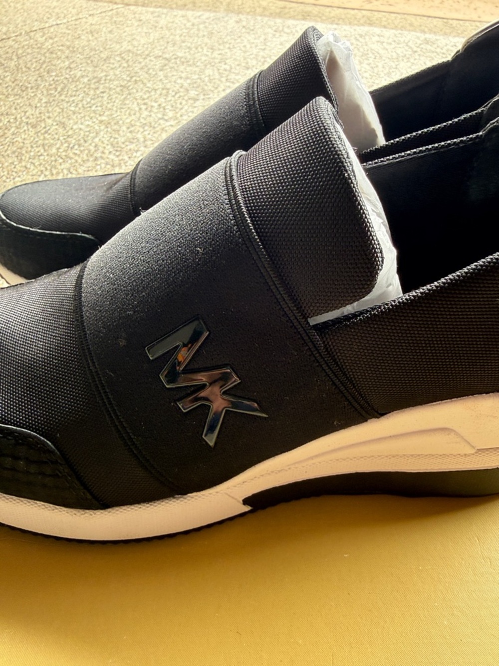 Michael Kors Women’s Slip-On Sneakers in Black - Picture 5 of 6